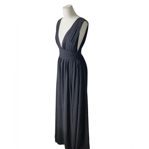 LULUS - Heavenly Hues Black Maxi Dress - Sz Small - Picture 5 of 7